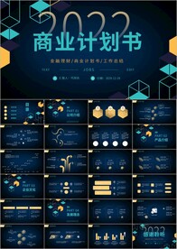 商业计划书创业融资ppt模板