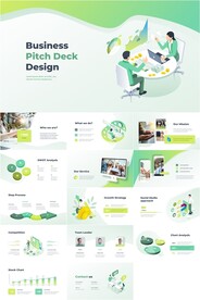 2.5D等距工作汇报动态ppt