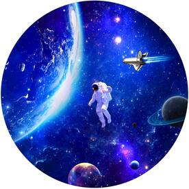 航天登月宇航员