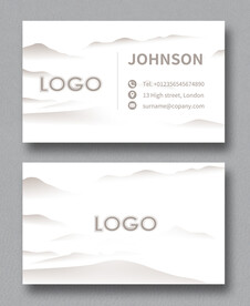 中国风名片 图片