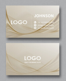 白金商务名片 图片