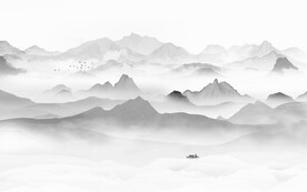 水墨山水画