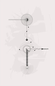 天蝎座纹身几何