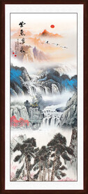 玄关山水画