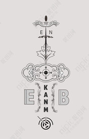 仙女座纹身抽象几何