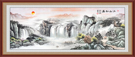 客厅山水画