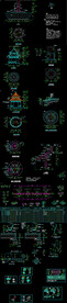 仿古圆亭结构CAD图纸
