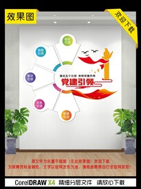 党建引领文化墙