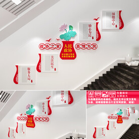 政协之家楼道文化墙