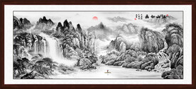 国画山水画
