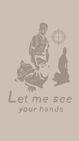 别动 壁纸创意手机壁纸 金边