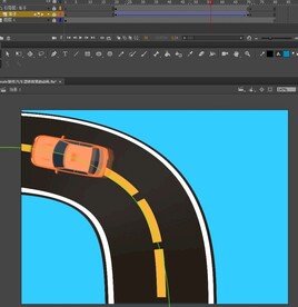 an制作汽车漂移效果的动画
