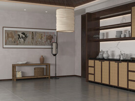 中式餐厅场景3D空景