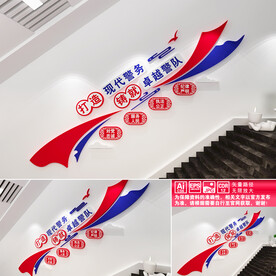 公安局派出所文化墙