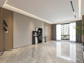 现代极简客厅场景