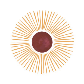 装饰画 圆形抽象画