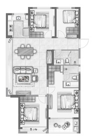 户型图 家配图 洋房图图片