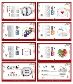 食堂文化展板