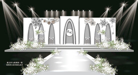 黑白小香风婚礼