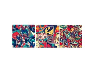 插画 骷髅运动 人物 海报  