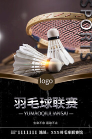 羽毛球海报