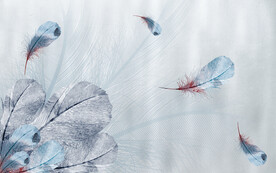 轻奢装饰画 羽毛
