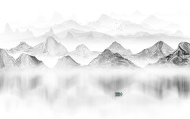 水墨山水画