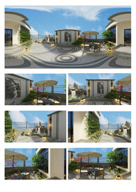 楼顶花园  效果图及MAX