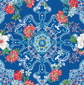 饿大牌方巾小花