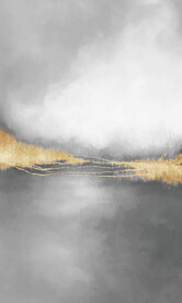 轻奢装饰画 灰色抽象画