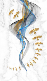 轻奢装饰画 线条抽象画