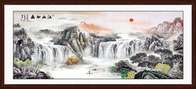 客厅山水画