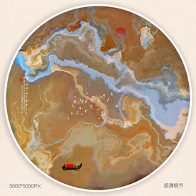 水墨山水装饰画