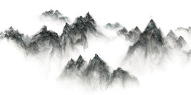 轻奢装饰画 水墨山水风景画