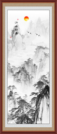 玄关山水画