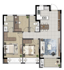 户型图 家配图 洋房图图片