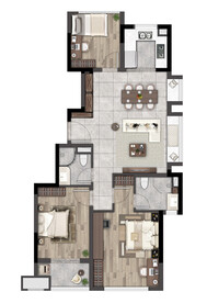 户型图 家配图 洋房图图片