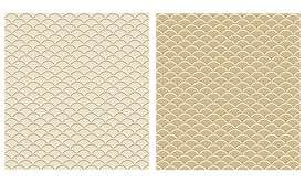 中国风云纹海水纹吉祥底纹图案