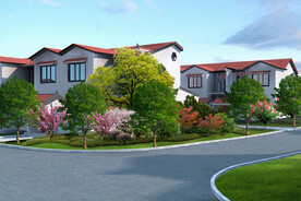 小区绿化效果图