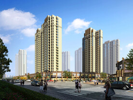 小区沿街商业效果图 