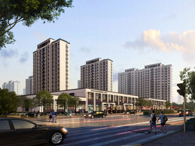 小区沿街商业效果图