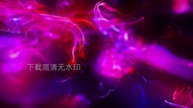 4K彩色粒子循环动画