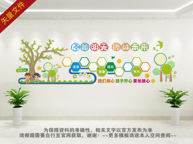 校园卡通照片墙