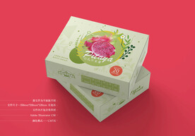 火龙果包装 平面图