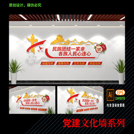 民族团结文化墙