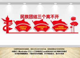 民族团结三个离不开