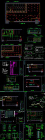 全套面馆CAD装饰水电施工图