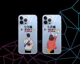 创意 卡通 情侣手机壳图片