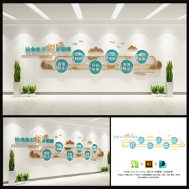 核心价值观文化墙