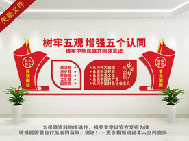 树牢五观增强五个认同